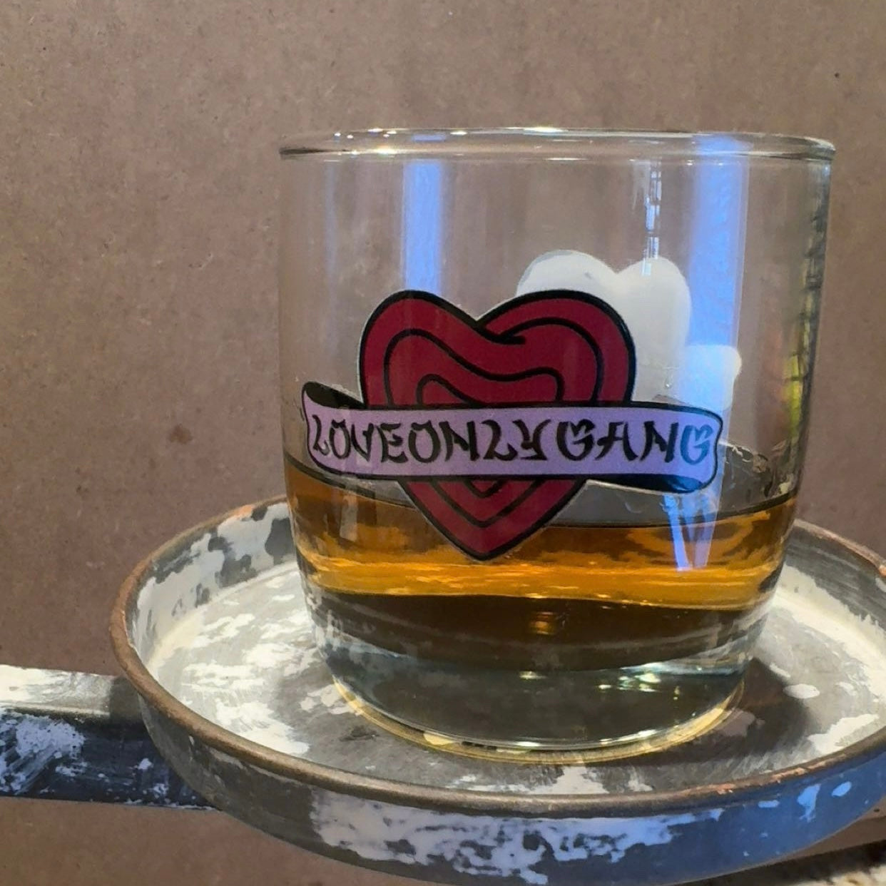 LOG Whiskey Glass (Both Sides)