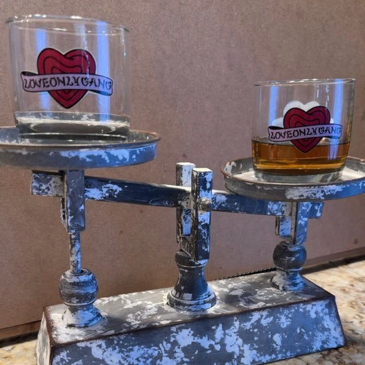 LOG Whiskey Glass (Both Sides)