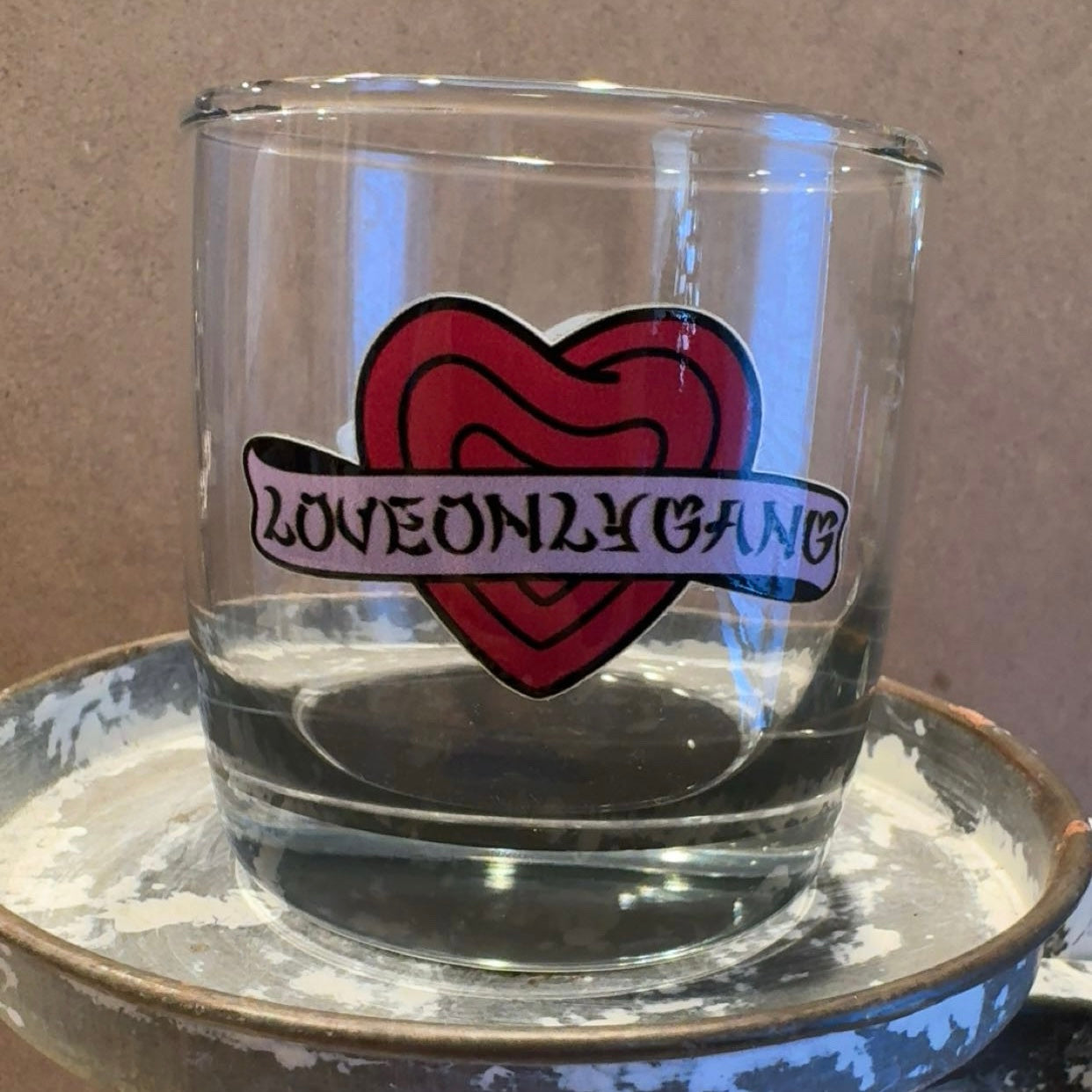 LOG Whiskey Glass (Both Sides)