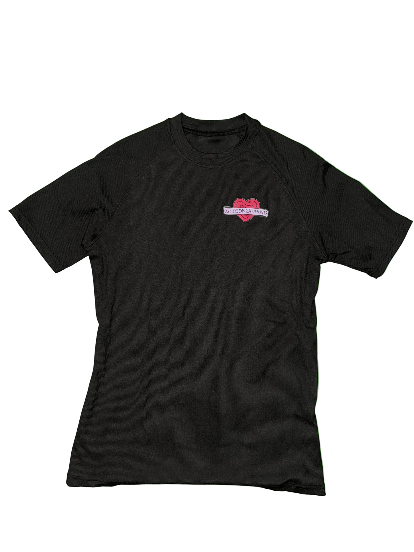 LOG Men’s Fitted gym shirt “Burn the stress gain the love” addition