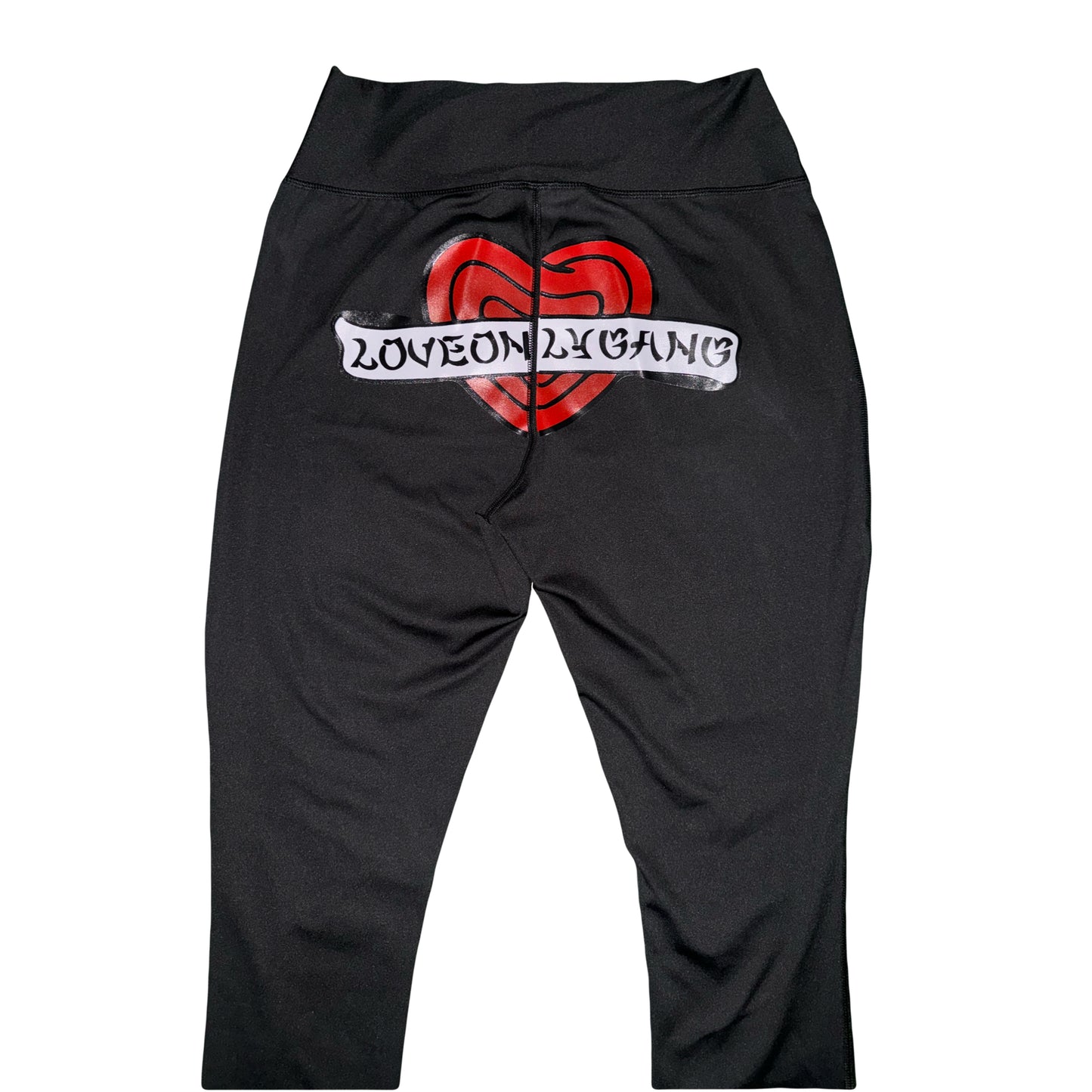 LOG Leggings backside LOGO (Black)